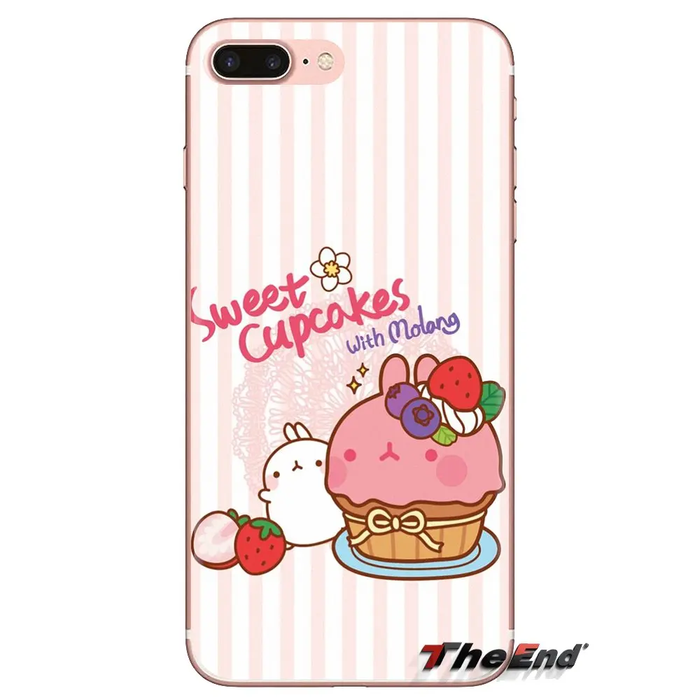 Корейский мультфильм Картофель молан розовый для iPod Touch Apple iPhone 4 4S 5 5S SE 5C 6 6S 7 8 X XR XS