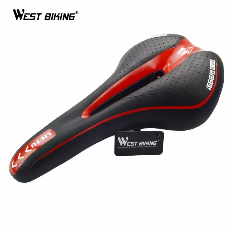 WEST BIKING, велосипедное седло, силиконовое, нескользящее, для горного велосипеда, подушка на заднее сиденье, силикагель, спортивное, Asiento, Bicicleta, велосипедное седло