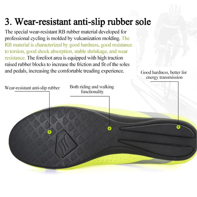 Santic Нескользящая спортивная обувь для езды на велосипеде Мужская Удобная