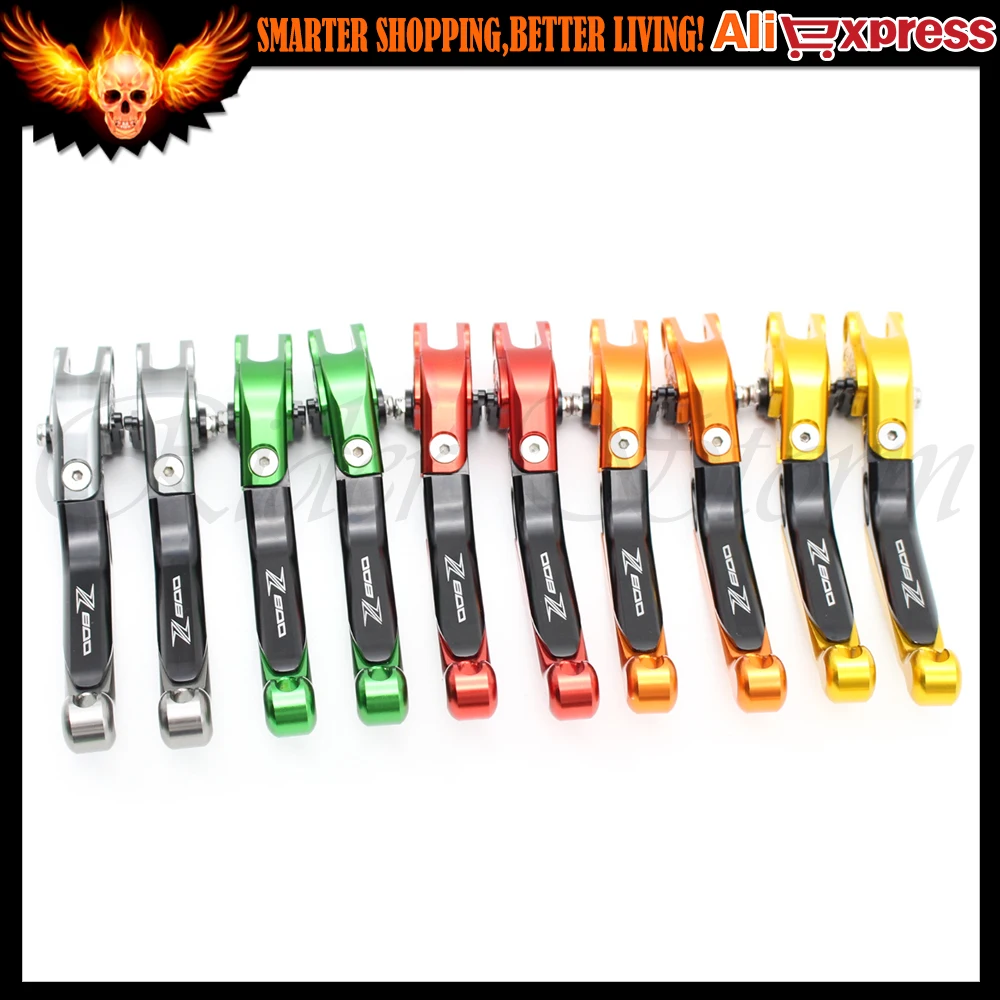

NEW (With Logo:Z800) Folding Extendable Adjustable CNC Aluminum Brakes Clutch Levers For Kawasaki Z800/E version 2013 2014 15 16