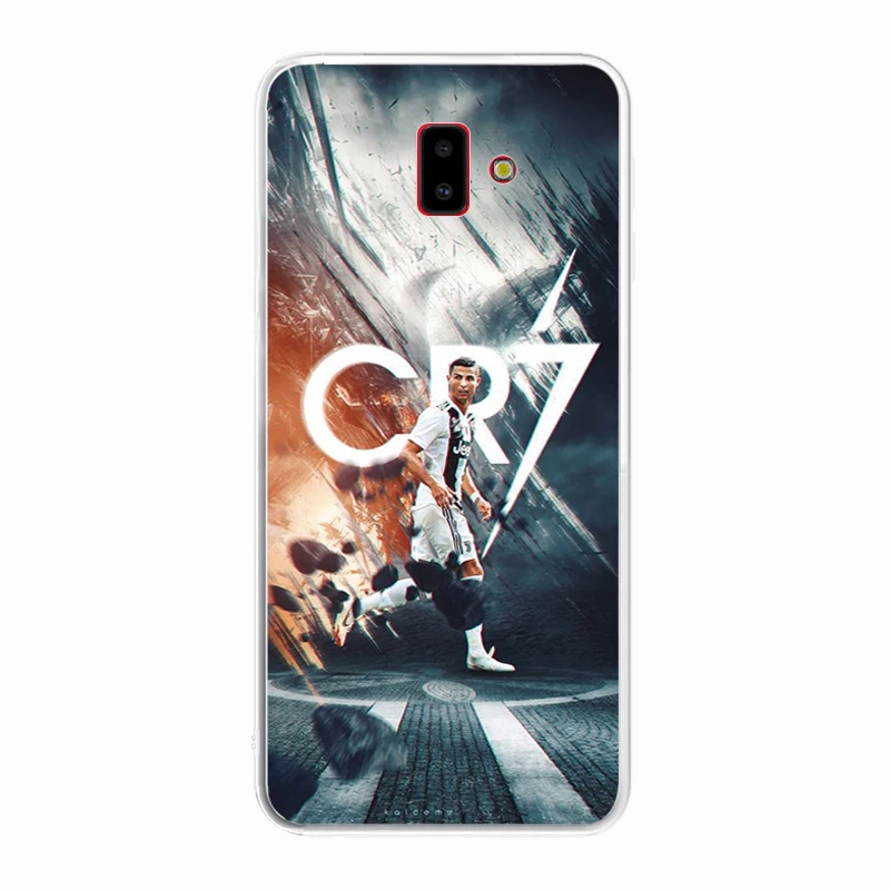 Soft Silicone Clear TPU Case for Samsung Galaxy J6 Plus J4 J7 J5 J3 2017 Durable CR7 C Ronaldo Cover | Мобильные телефоны и