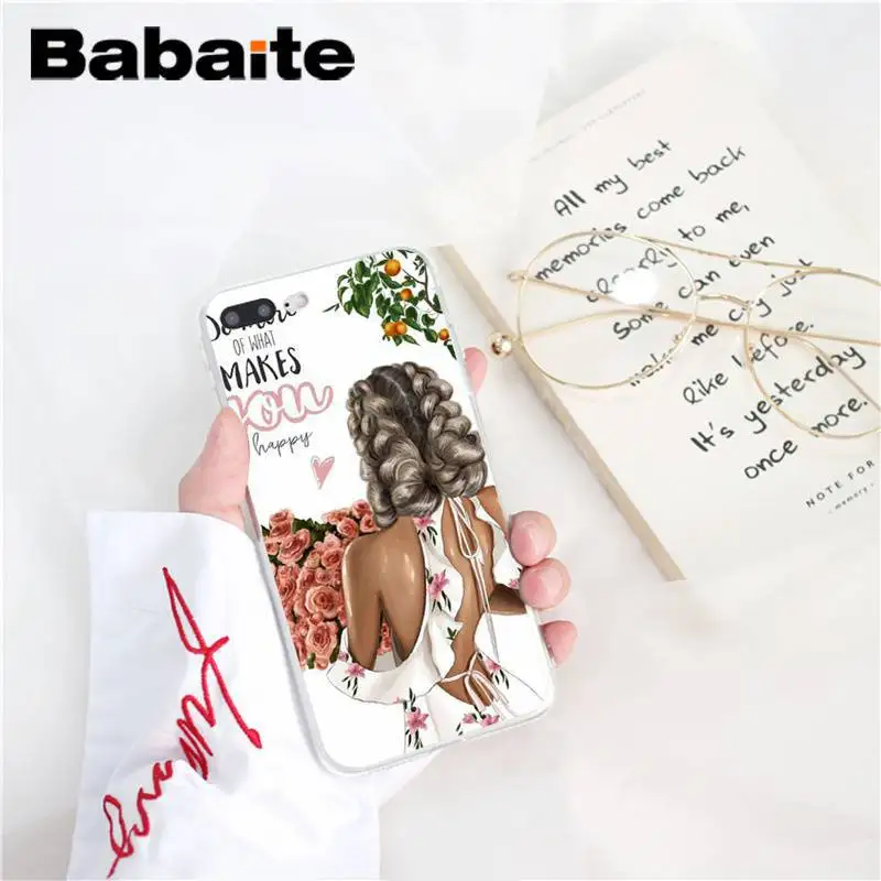 A10 Babaite Модный мягкий чехол для телефона для девочек, для отдыха, шоппинга, для iPhone X, XS, MAX, 6, 6 S, 7, 7 plus, 8, 8 Plus, 5, 5S, XR, 10, 11, 11pro, 11promax - Цвет: A10