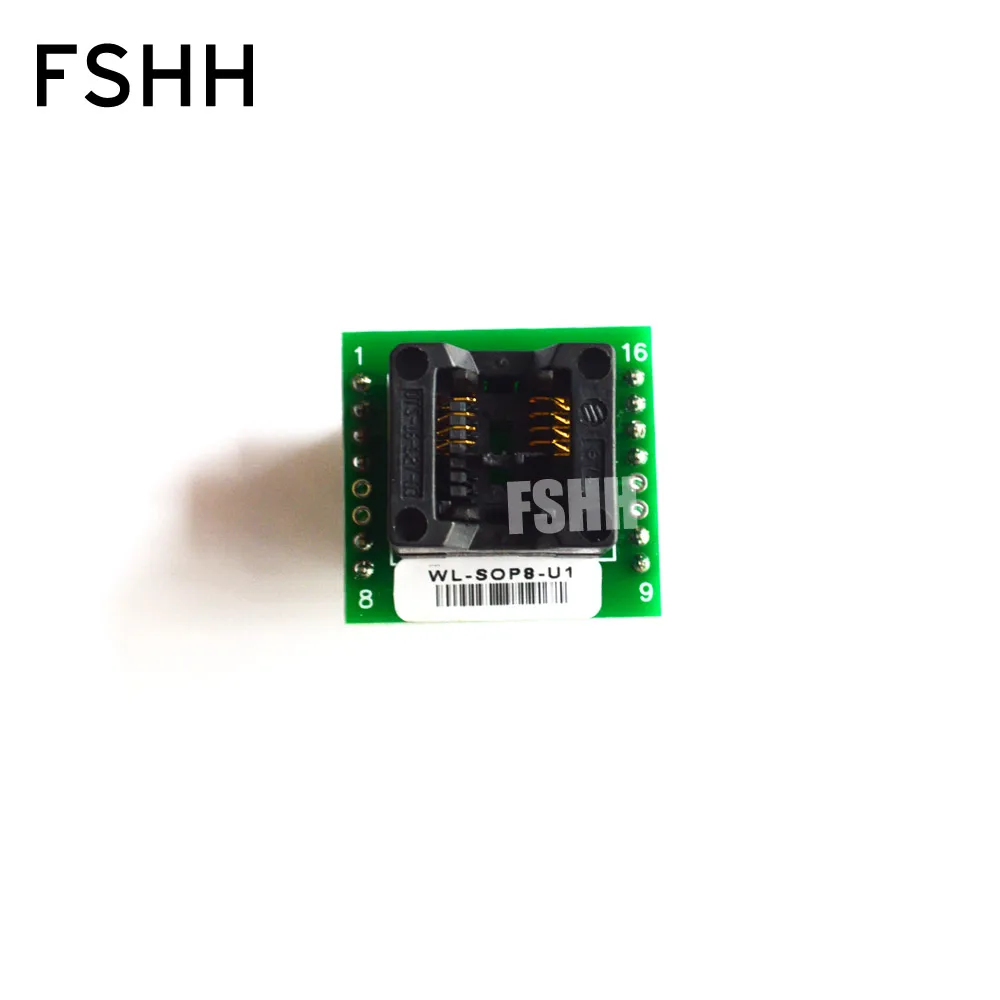 WL SOP8 U1 Адаптер для программиста Wellon адаптер 150mil К DIP8 IC тестовая розетка|adapter