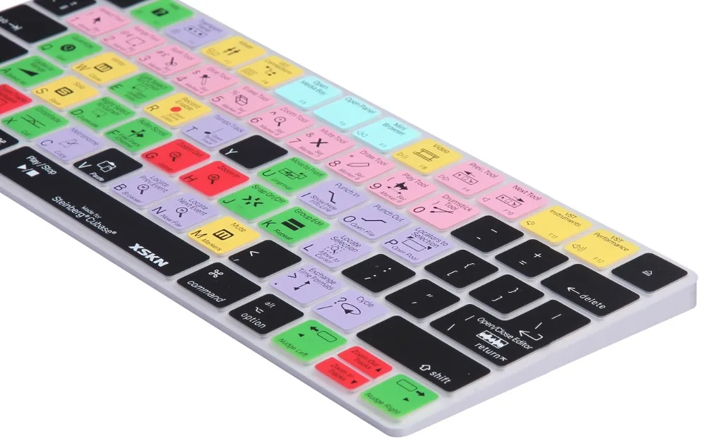 XSKN для клавиатуры steinберга Cubase кожа Apple Magic макет США и ЕС функциональный