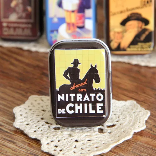 Бесплатные корабль! 1 лот = 32 шт.! Мини обложка Утюг олово case/Европейский стиль