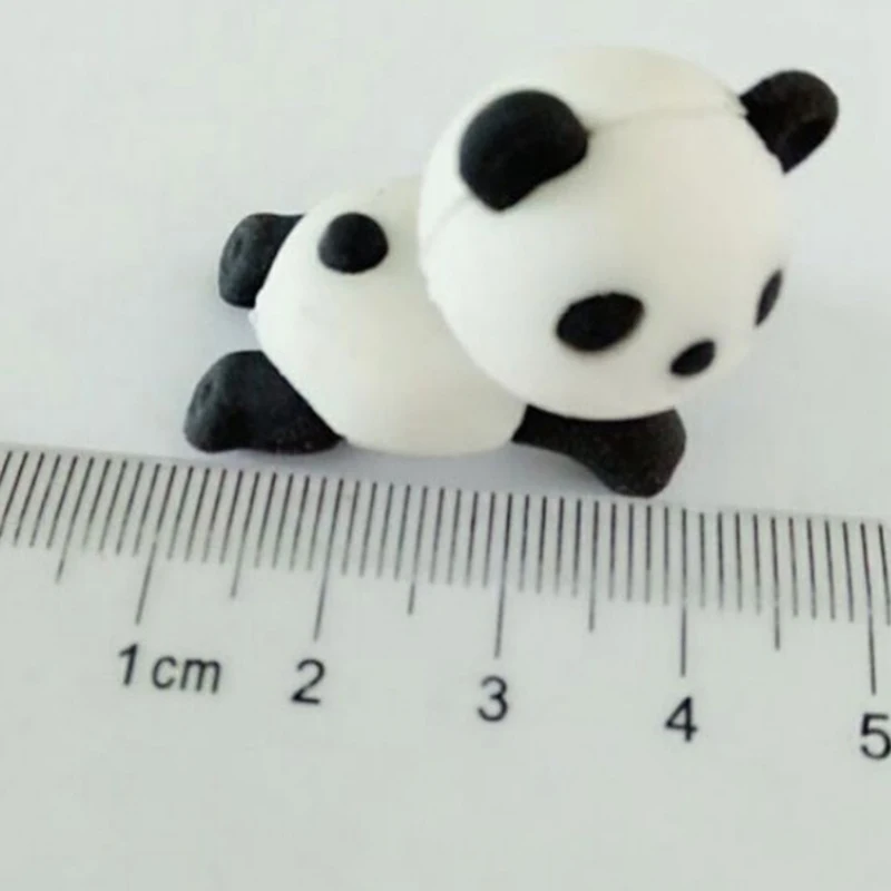 1 шт. милые животные 3D панда резиновый ластик креативные принадлежности Kawaii школьные принадлежности подарок для девочек детские игрушки
