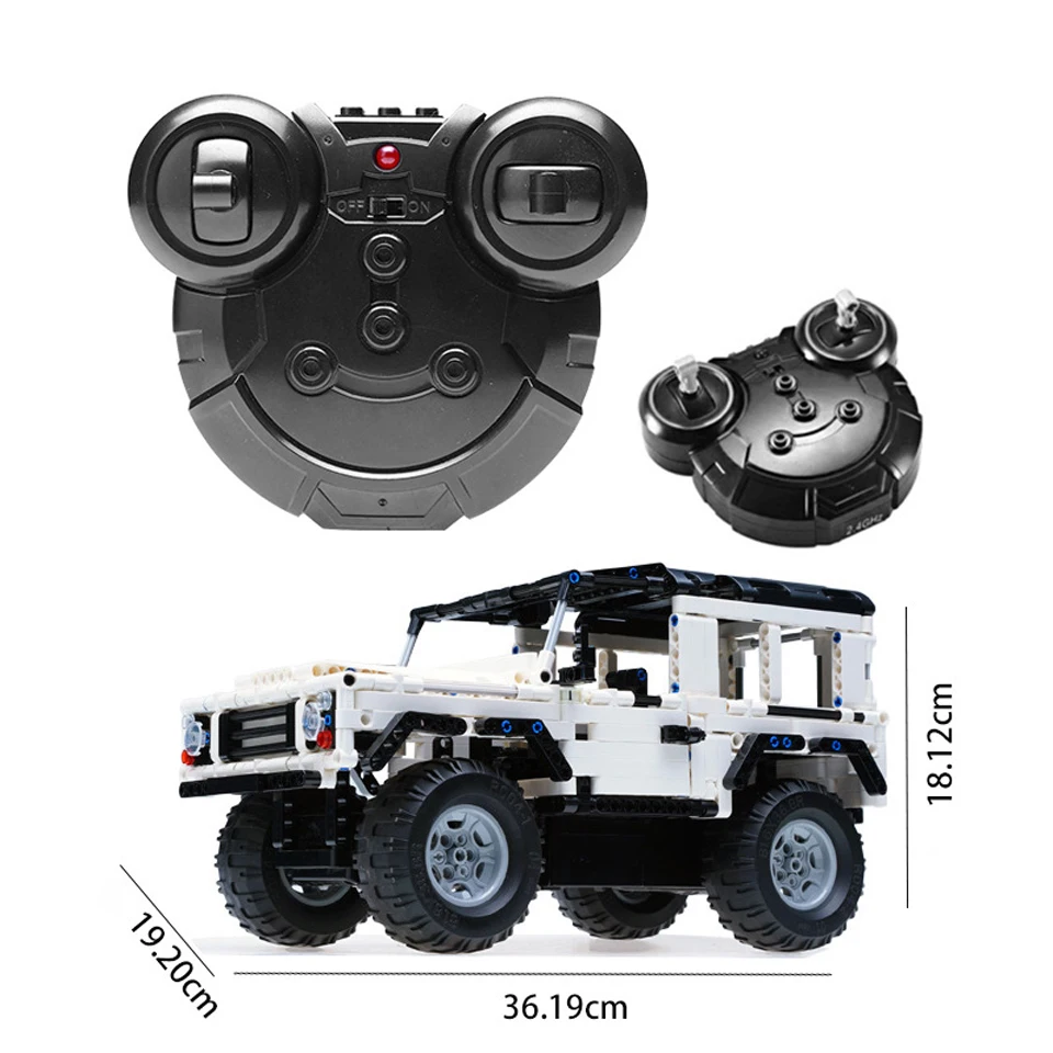 Радиоуправляемый внедорожный SUV совместимый Technic высадил Roveres Defender строительный