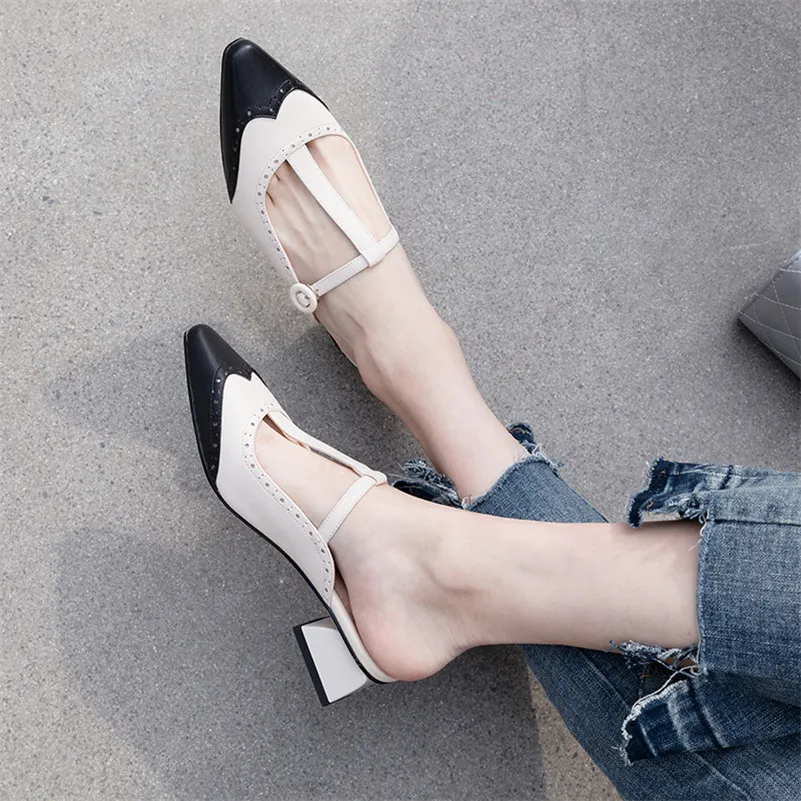 CONASCO/женские брендовые дизайнерские туфли лодочки выразительные из натуральной