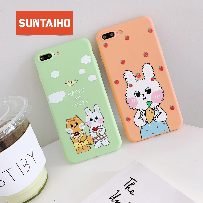 Suntaiho цветной чехол с принтом для iphone XS Max XR X 6 6s 7 8 plus задняя крышка Роскошные