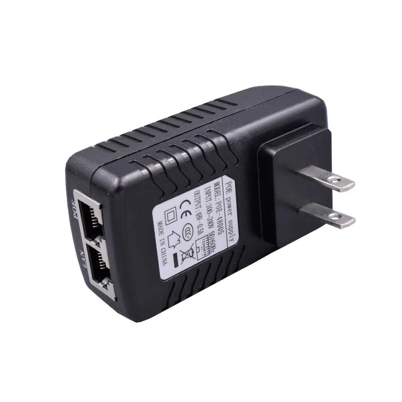 DC48V 0.5A Инжектор POE c сплитер для видеонаблюдения IP камера сетевой коммутатор