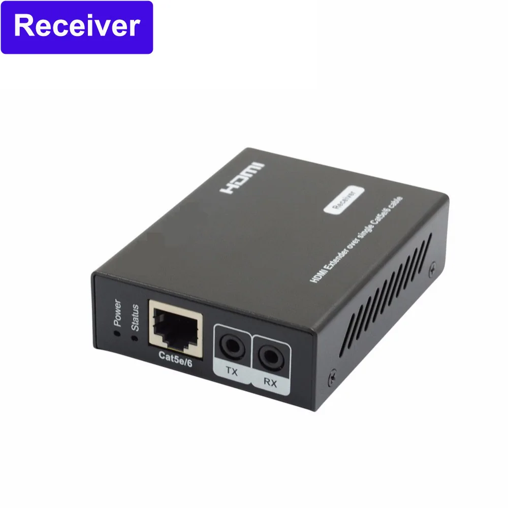 PUZHIJIE PZJ-SPE108 1X8 HDMI сплиттер поддерживает 1080 P 50 M Looping out 3D с 8 приемниками через Cat6/7 кабель для HDTV
