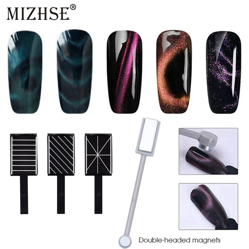 Мощный 3D эффект кошачьих глаз MIZHSE магнитный гель для набор нанесения гель-лака |