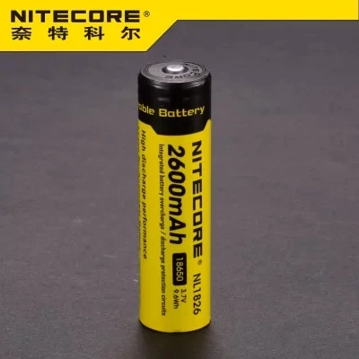 1 шт Nitecore NL1826 2600 mAh 18650 3,7 V литий-ионная аккумуляторная батарея(NL1826