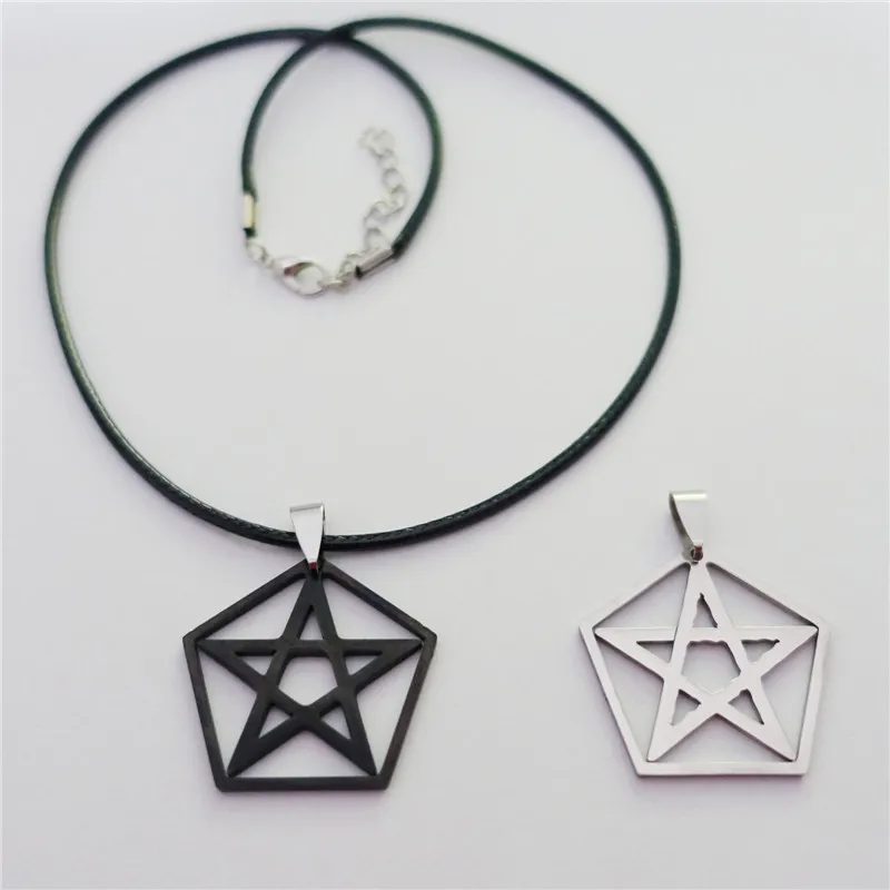 

Big Star Necklace Stainless Steel Pendant Pentagram Men Jewelry