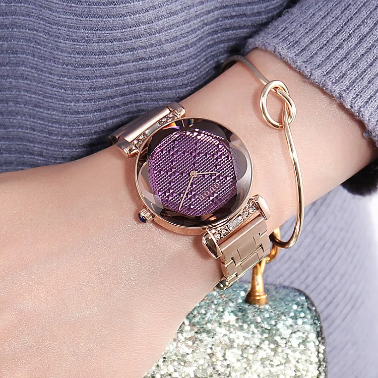 

Luxury Brand lady Crystal Watch Women Dress Watch Fashion Rose Gold Quartz Watches Female Stainless Steel Wristwatches 2018