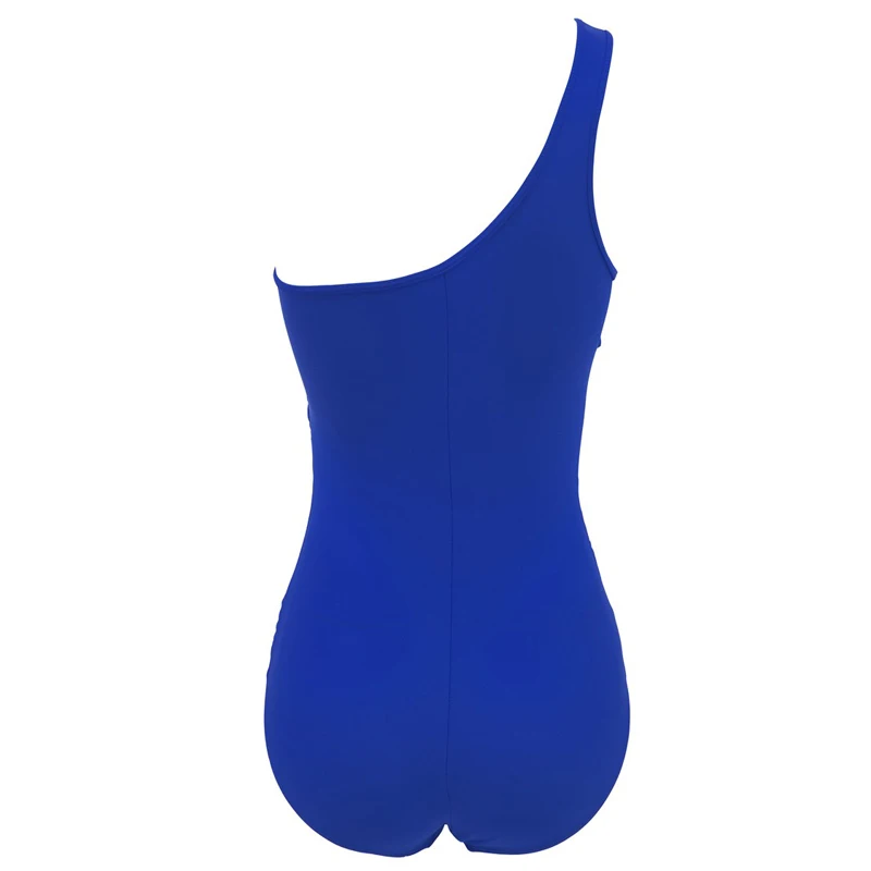 Женский сплошной цельный купальник сексуальный Монокини на одно плечо сетчатые