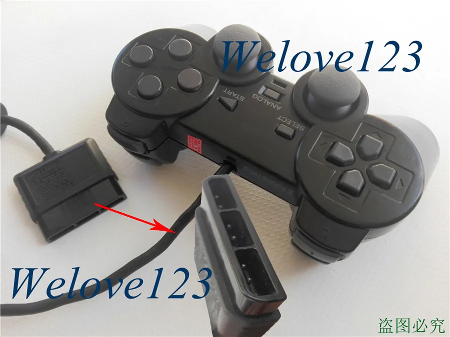 Для PS2 геймпад подержанная оригинальный для PlayStation2 консоли Joypad | Электроника