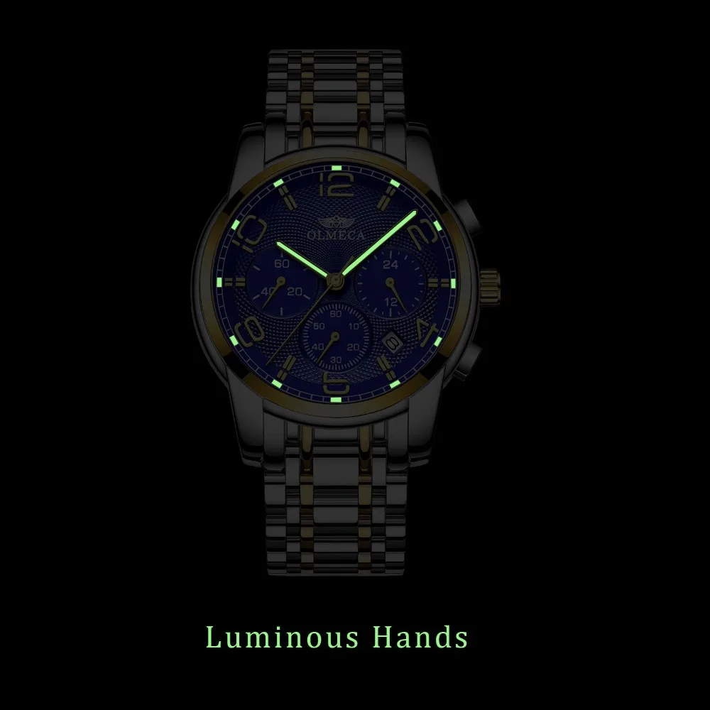 Relojes OLMECA часы для мужчин модные спортивные кварцевые часы для мужчин s часы лучший бренд класса люкс Бизнес водонепроницаемые часы Relogio Masculino
