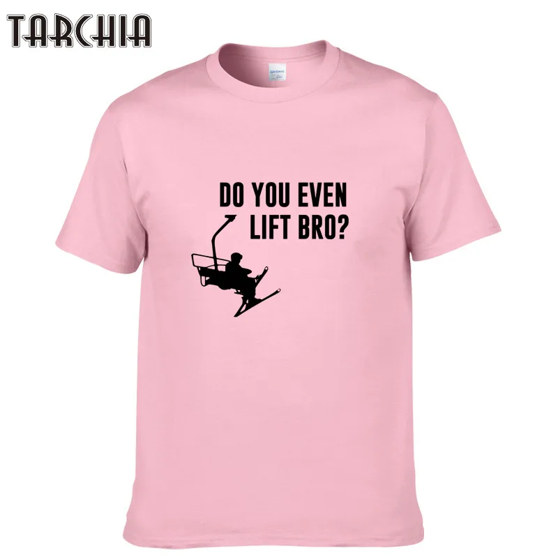 

TARCHIA Brand-Clothing 100% Cotton T-Shirts Men Summer Fashion Short Sleeve Men T Shirt O-neck Men T-Shirt DO YOU EVEN LIFT BRO