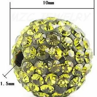 

Cheap! 1000pcs/lot 10mm Mixed j2535 25 color Micro Pave CZ Disco Ball Bead, crystal Bracelet bead