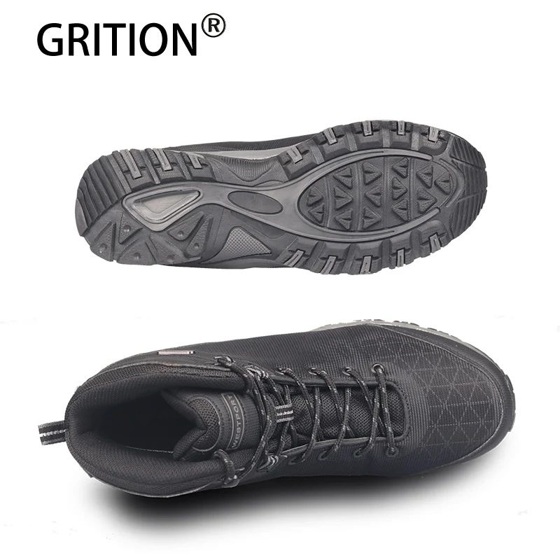 Мужские ботинки GRITION водонепроницаемые зимние теплые дышащие тактические для