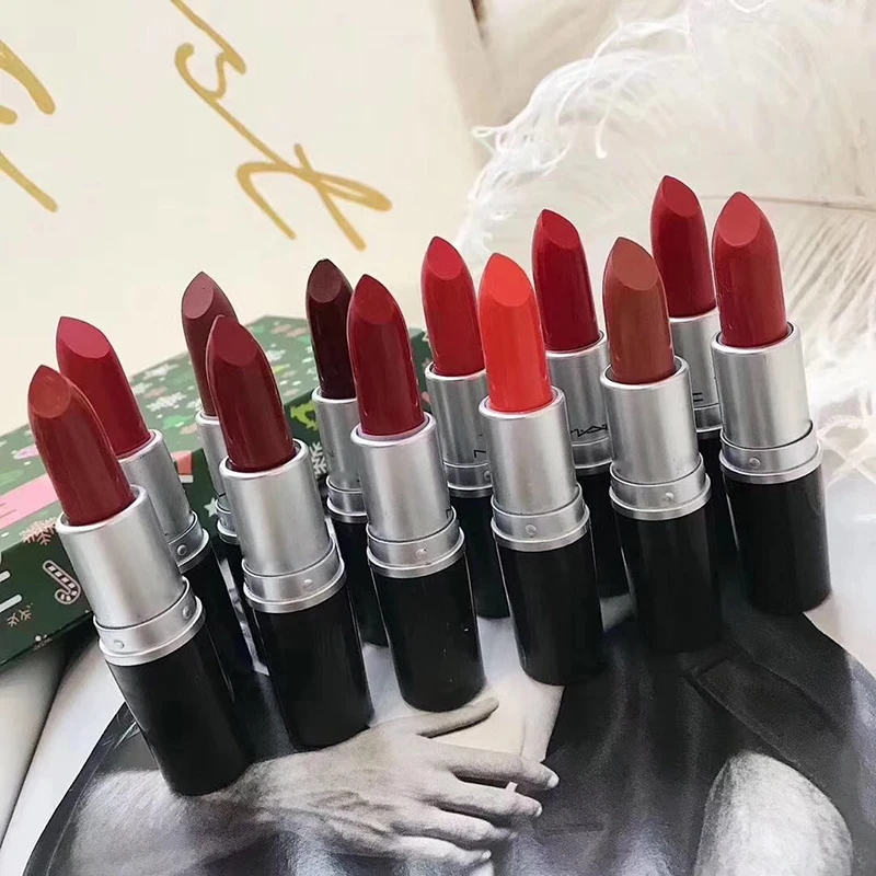 DropshippingMakeup подарок 12 цветов М губная помада набор Рождество снег губ набор матовая стойкая губная помада набор