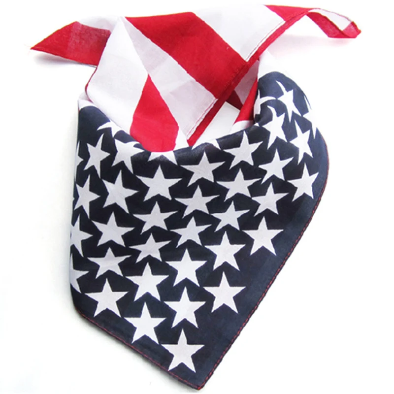 Лента для волос с американскими звездами и полосками флаг США винтажная