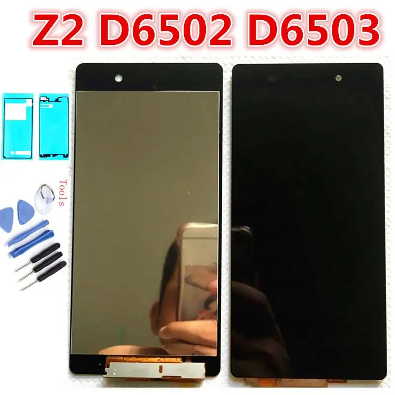 Оригинальный D6502 D6503 D6543 lcd для SONY Xperia Z2 дисплей кодирующий преобразователь