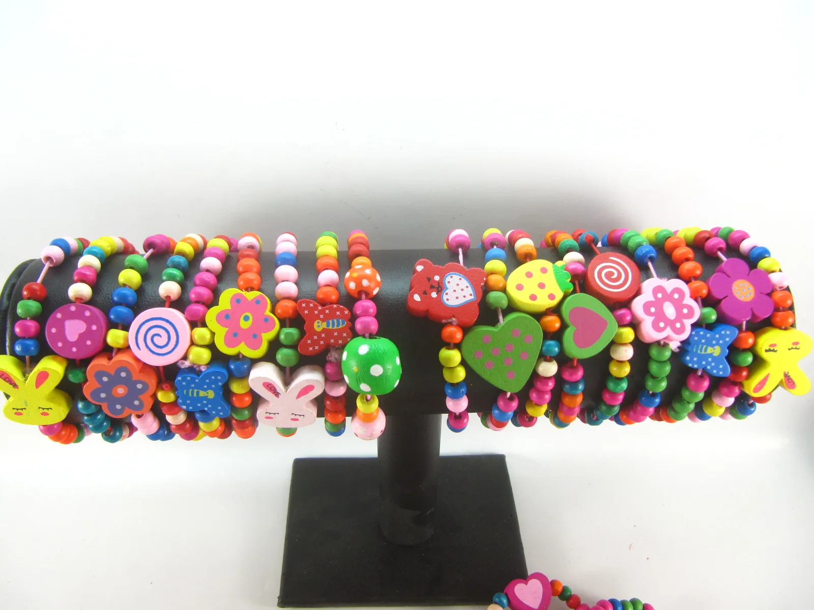 Разноцветный браслет ручной работы с милыми животными 10 шт.|Браслеты шармами| |