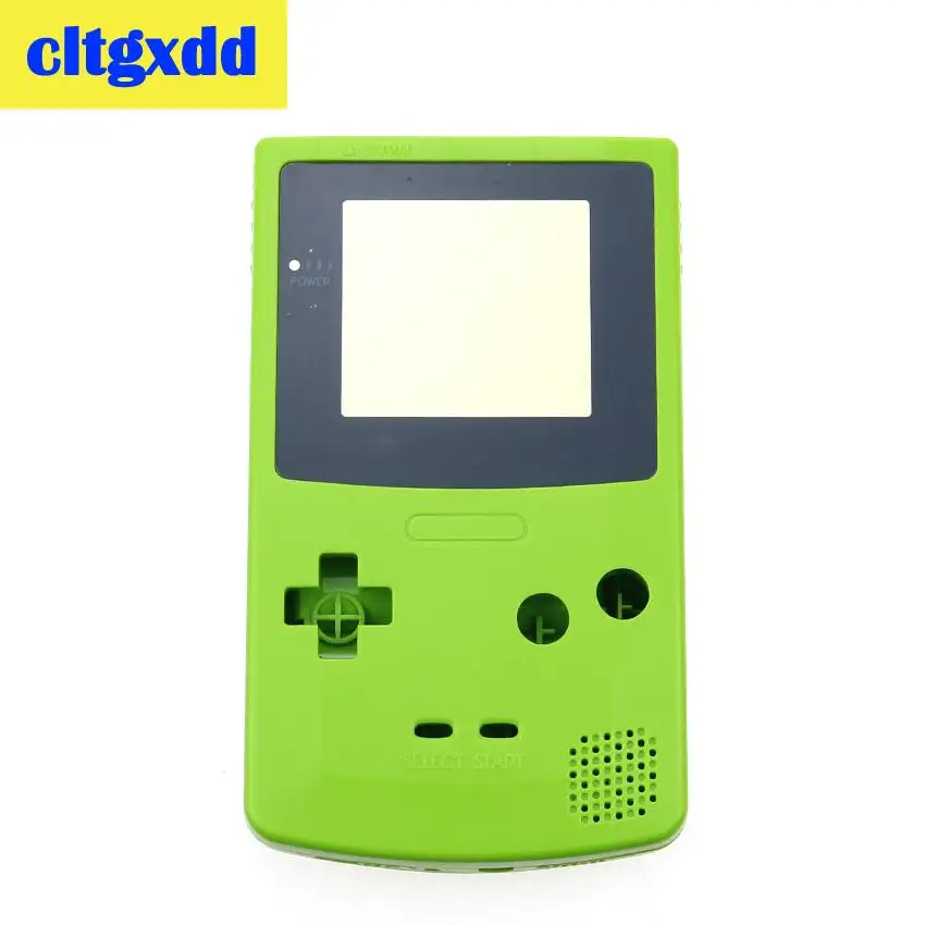green Cltgxdd полный корпус в виде ракушки чехол для nintendo Запчасти для Gameboy GBC Ремонт Часть пакет игровой машины интимные аксессуары - Цвет: green
