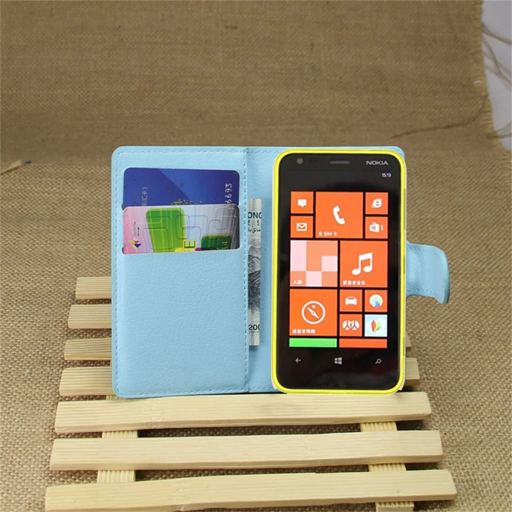 Cyboris чехол Nokia Lumia 620 флип личи кобура из искусственной кожи с отделением для карт