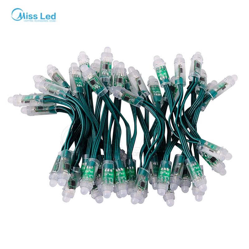 50 шт. WS2811 IC светодиодный пиксельный модульный строка 12 мм DC12v