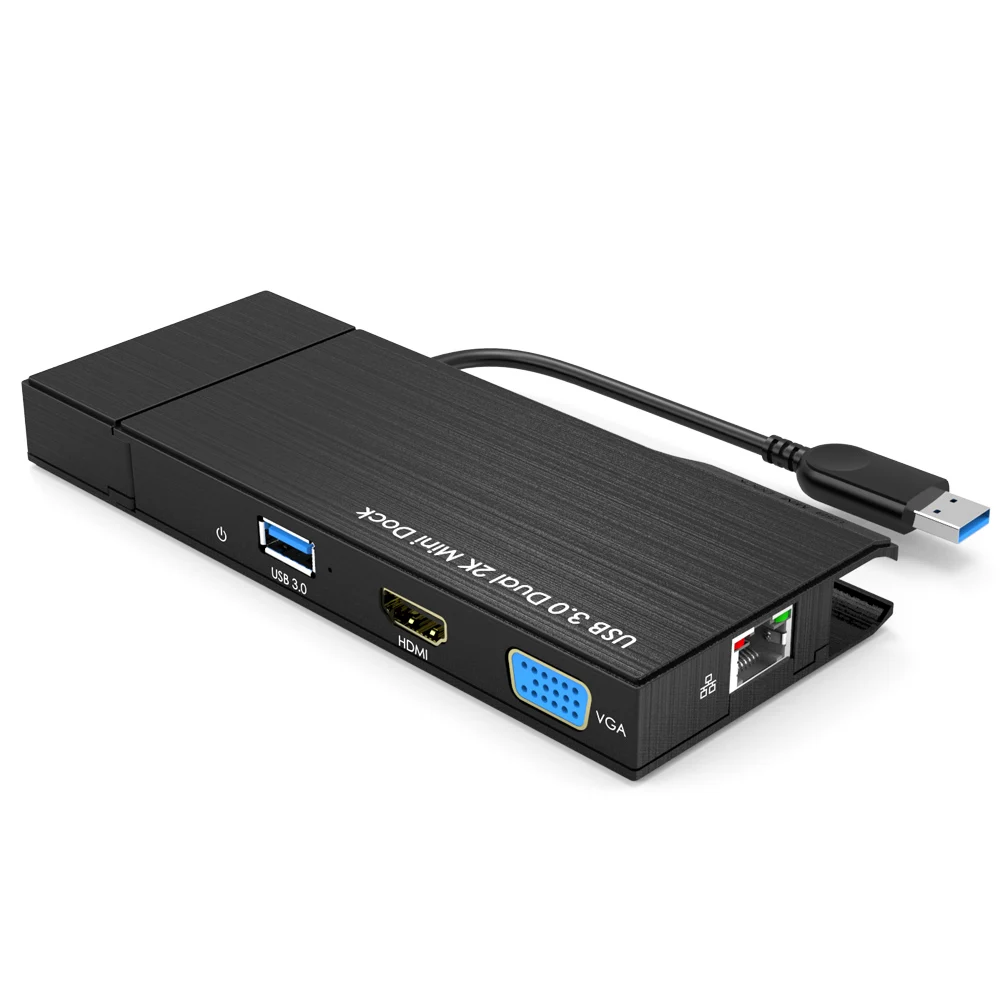 Full HD 2K комбинированная мини Док станция USB 3 0 концентратор устройство для чтения SD