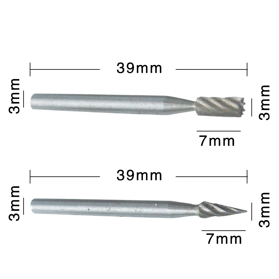 HILDA 6 шт. набор мини Сверл из HSS вращающийся инструмент в стиле Dremel для