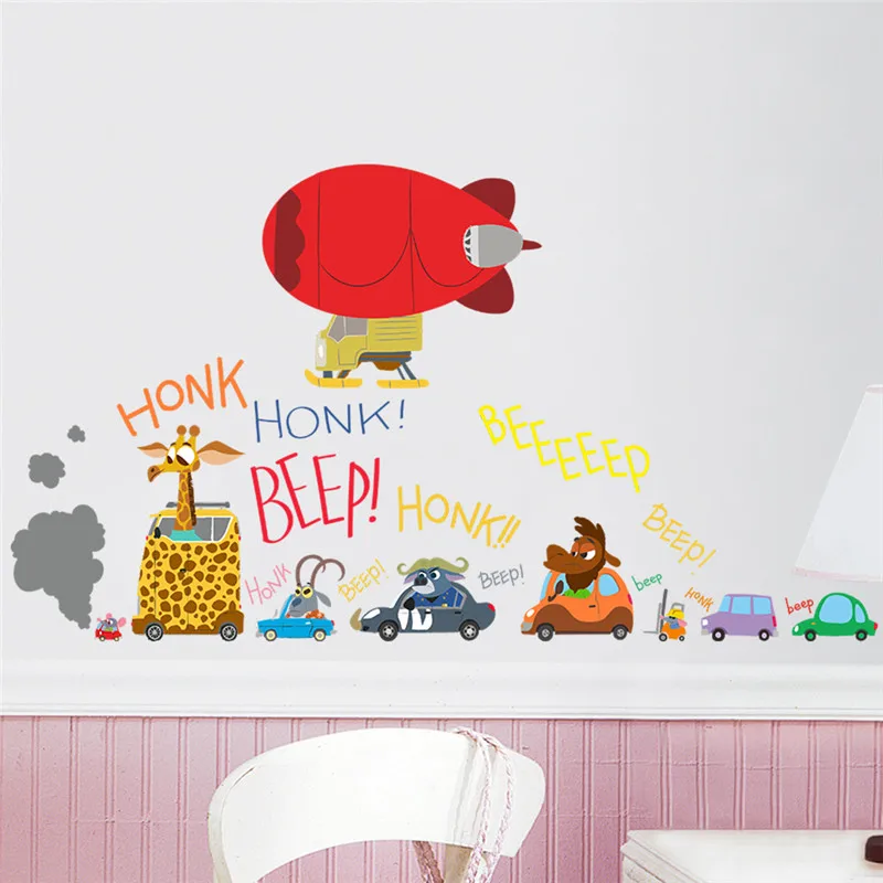 Мультипликационный фильм зверополис автомобильные наклейки на стену самолет