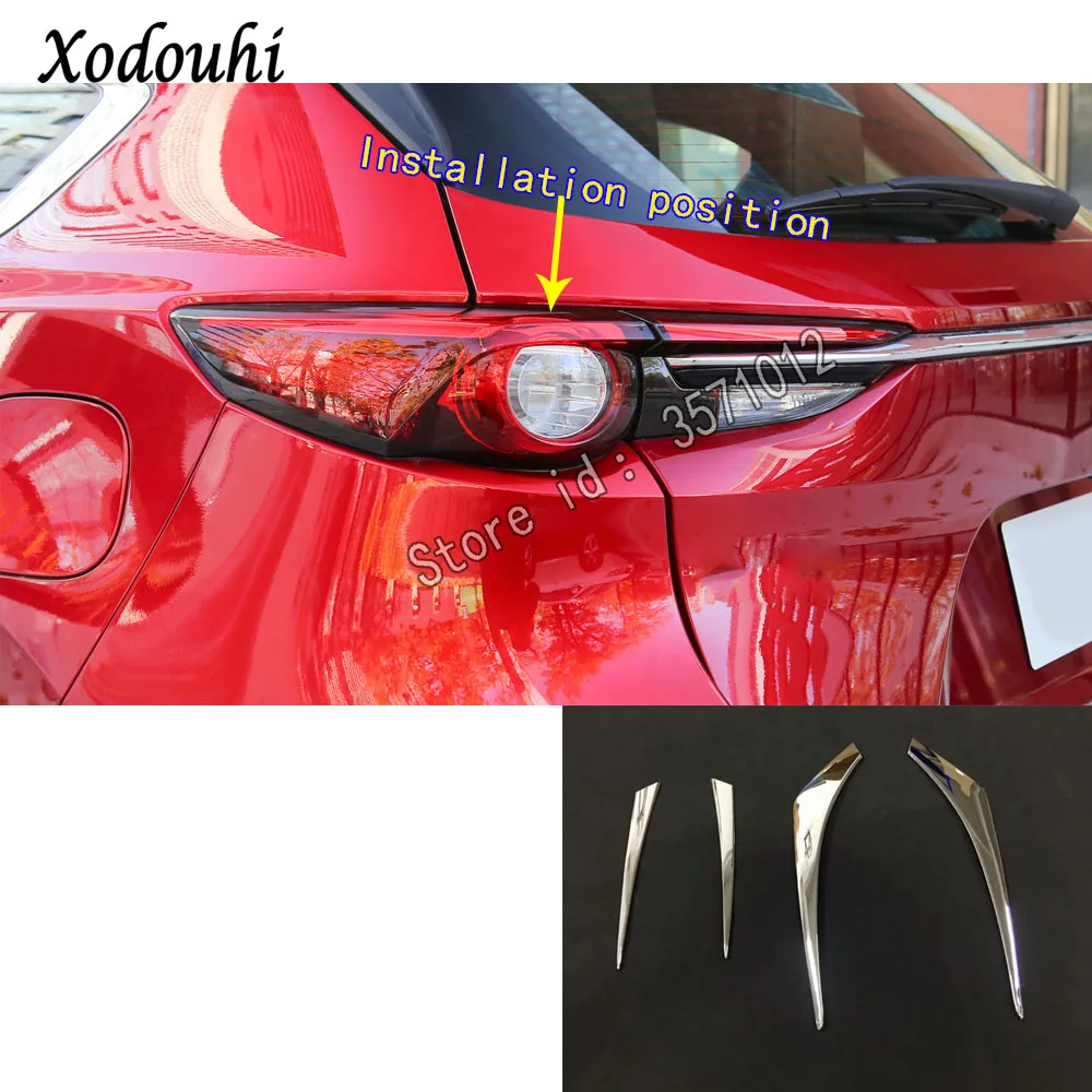 Для Mazda Cx8 Cx-8 2017 2018 2019 2020 2021 Автомобильная наклейка орнамент корпус задний фонарь