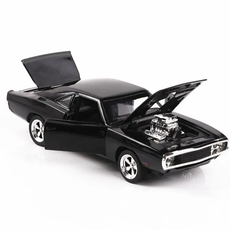 1/32 Diecasts& игрушечные транспортные средства Форсаж Dodge модель автомобиля со звуком и светом коллекция автомобиля игрушки для мальчика Детский подарок