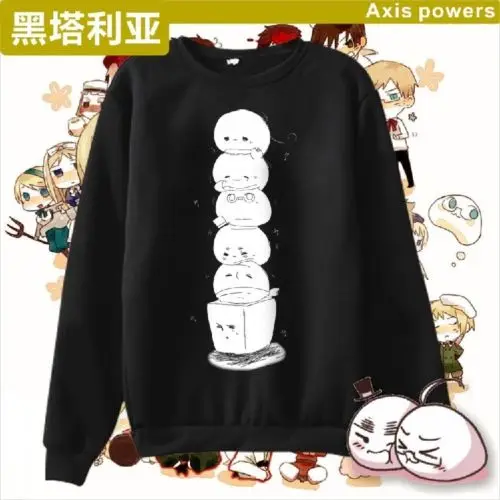 Новое поступление повседневное пальто с аниме Hetalia Axis Powers толстовки унисекс
