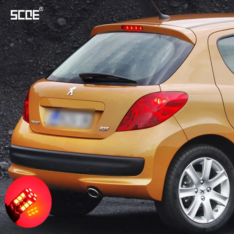Для Peugeot 207 CC 208 SCOE 2015 Новый 2X 30SMD светодиодный тормоз/Стоп/парковочная