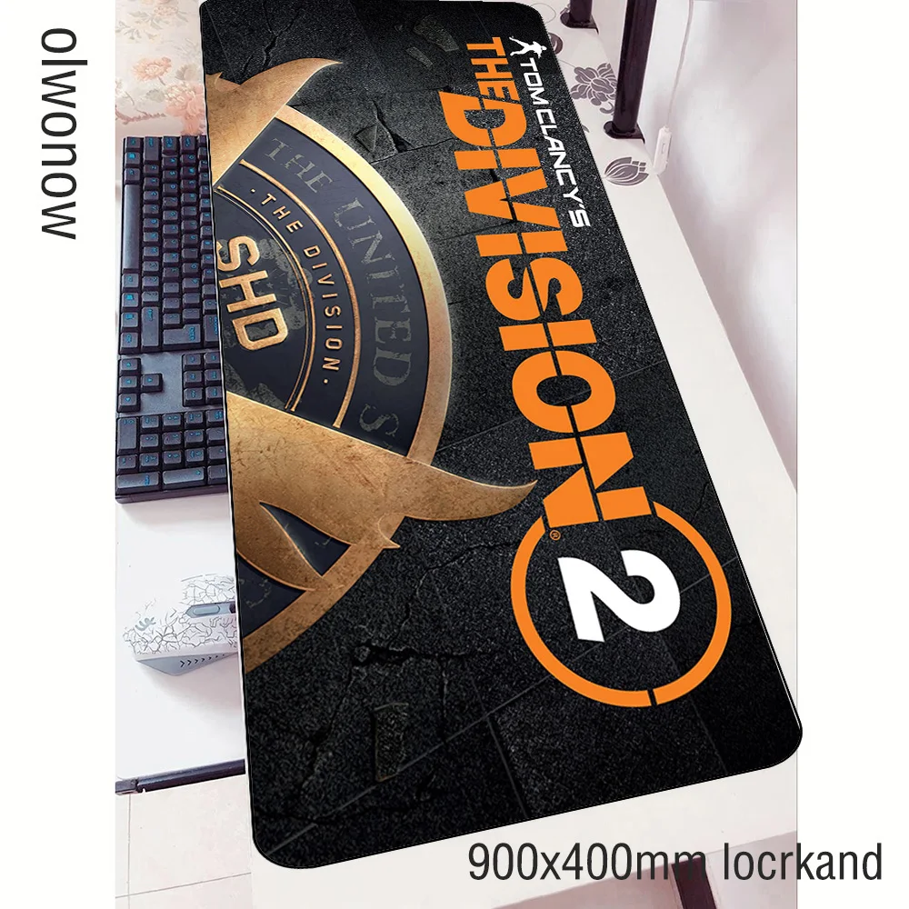Коврик для мыши tom clancy's the division геймер милый 90x40 см notbook игровой коврик xl PC