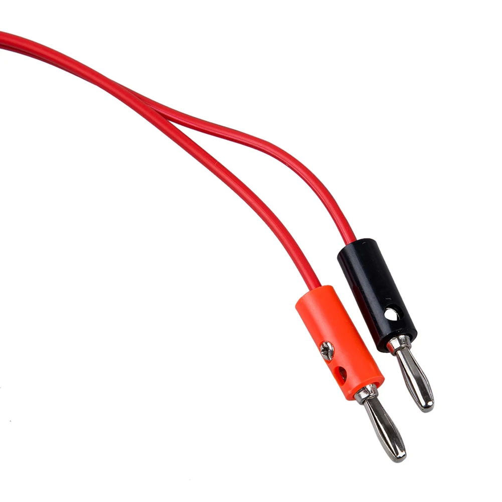 Крокодил тесты кабель приводит 1 м для измерительный щуп 4 мм инъекций разъем типа