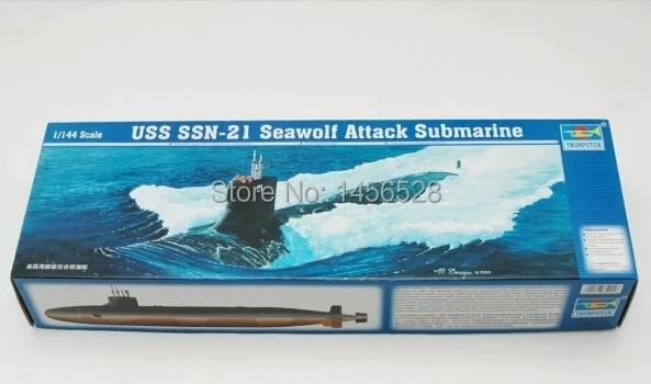 Модель Trumpeter пластиковая масштабная модель 1/144 05904 USS SEAWOLF комплекты сборных