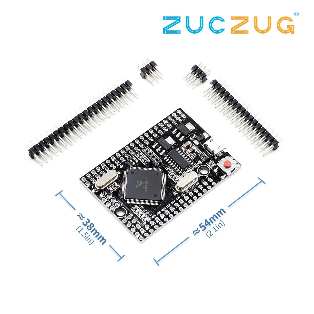 Mega 2560 PRO (Embed) CH340G/ATmega2560 16AU с штырьками. Совместим 2560.|Интегральные схемы| |