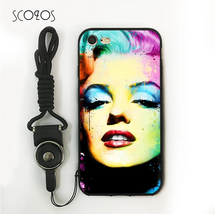 SCOZOS Мэрилин monroe4 чехол для телефона мягкий Iphone X 5 5S Se 6 S 7 8 плюс Plus |