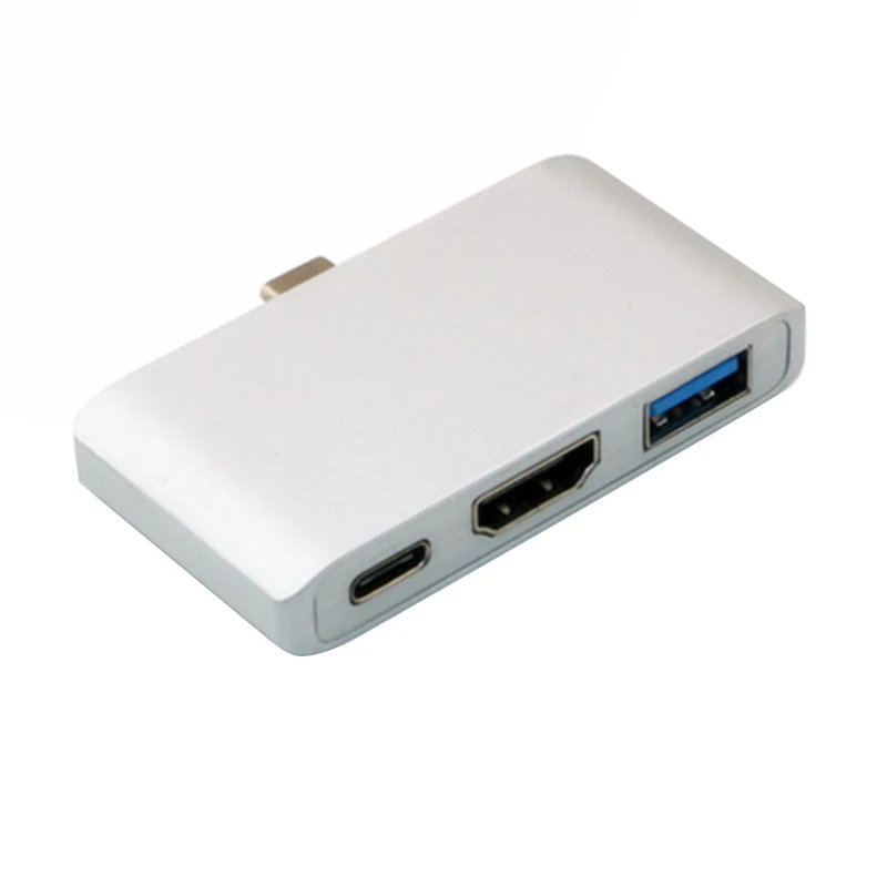 Высокоскоростной USB3.1 Тип C Hub к HDMI-совместимый HDTV адаптер преобразователь с