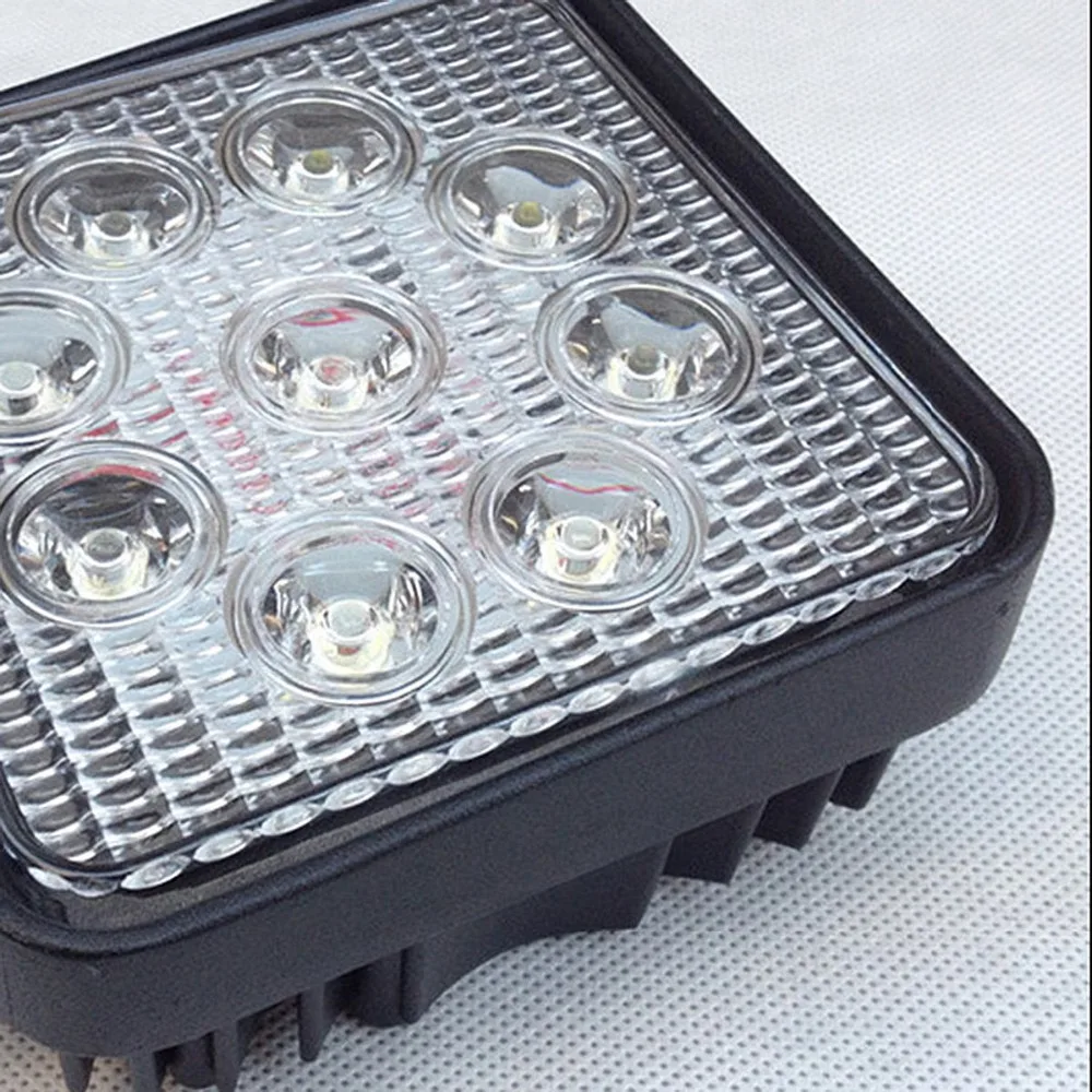 Светодиодный квадратный светильник 10 шт. 4 дюйма 27 Вт для указателей мотоциклов