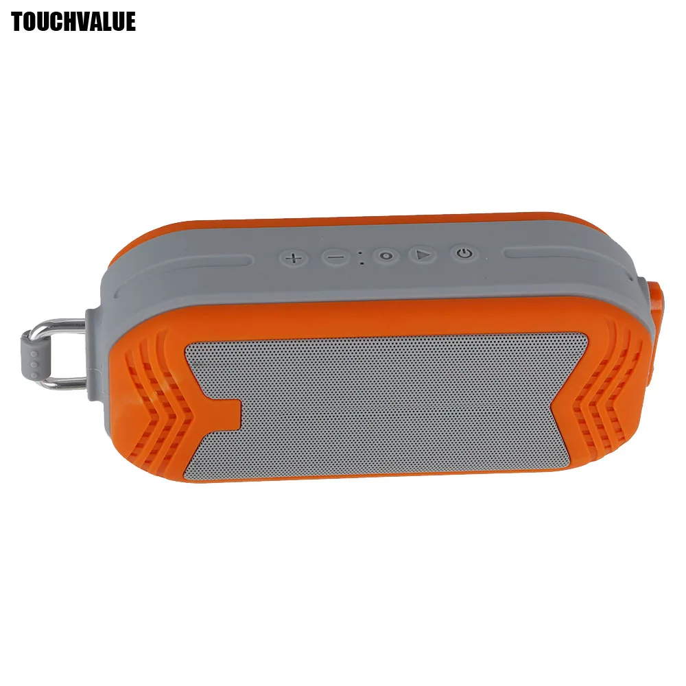 Orange Портативный динамик для открытого воздуха IP66 водонепроницаемый Bluetooth динамик бас стерео двойной громкий динамик s 2000 мАч адаптер-звукосниматель Поддержка TF карта Микрофон - Цвет: Orange