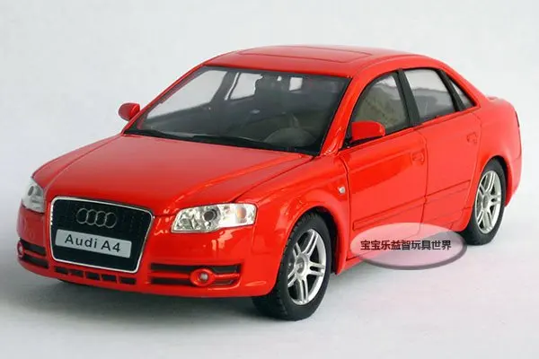 Новый 1:24 AUDI A4 Сплава Литья Под Давлением Модели Автомобиля Игрушки Коллекция С