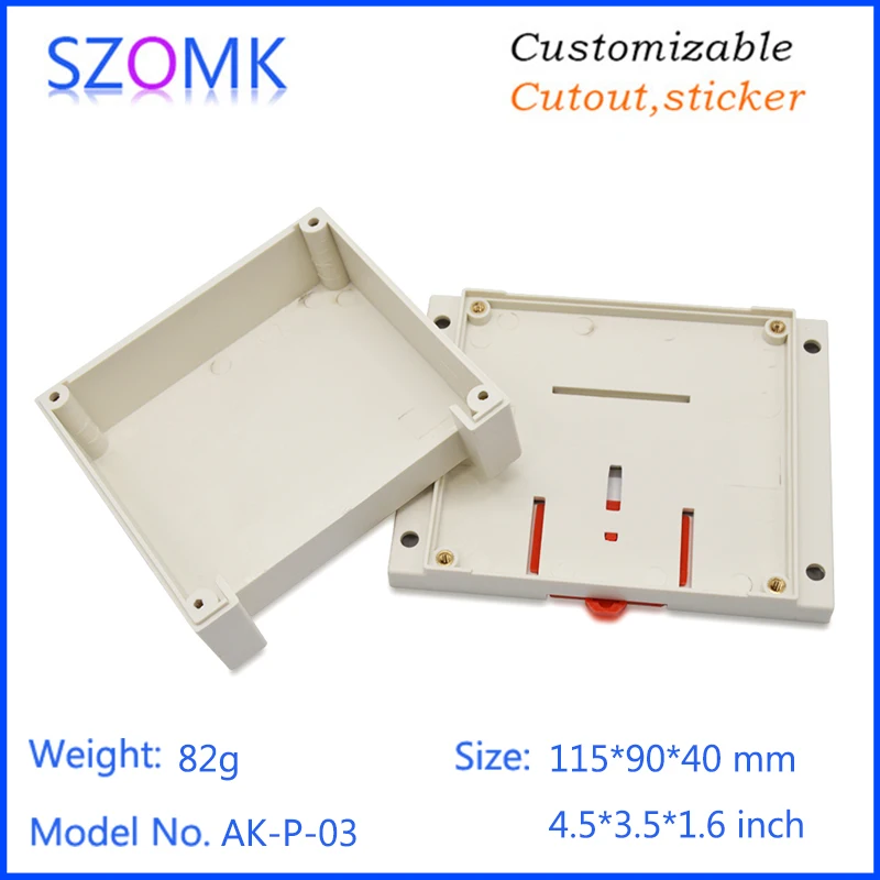 Распределительная коробка szomk из АБС пластика для din рейки 10 шт. 115*90*40 мм