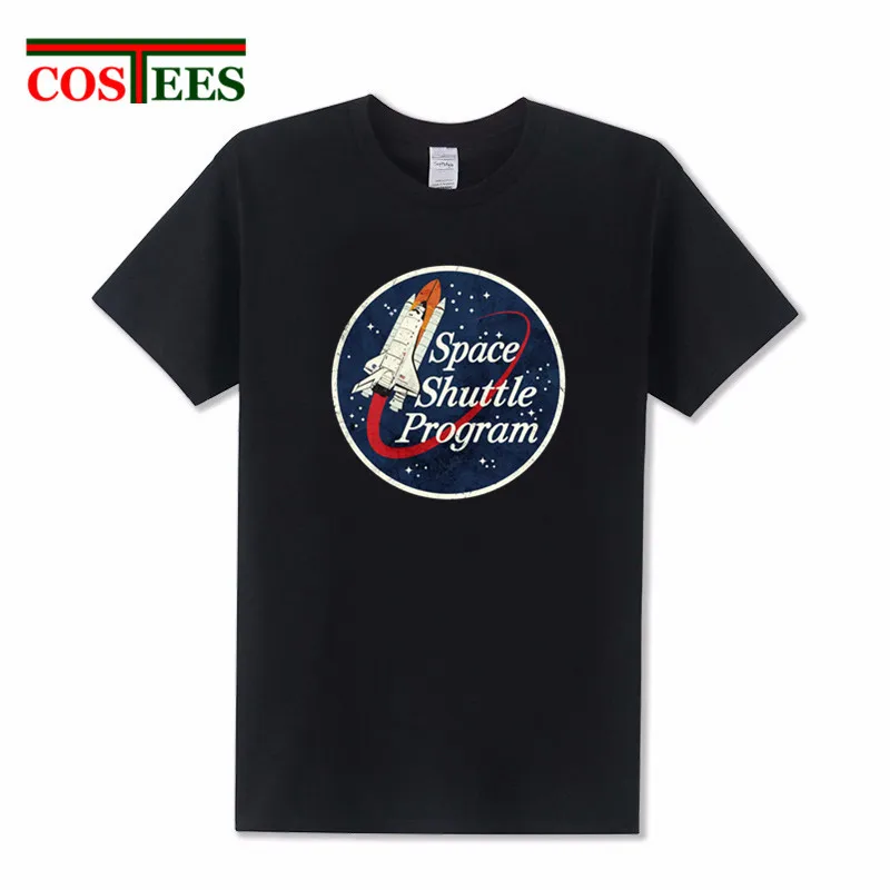 Классический космический челнок программа футболка SpaceX тяжелый Сокол футболки